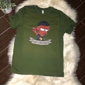 Lisa Simpson “Power to the people” rebellion black panter sz large